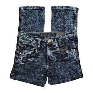 NWT Steve's Jeans Boys Sz 6 Stretch Dark Wash Cotton Skinny Fit Jeans